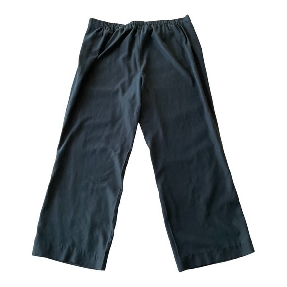 Vince Camuto Drawstring Casual Wide Leg Pants Navy Blue Plus 1X Spring Summer - Picture 8 of 8